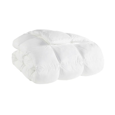 Édredon en duvet synthétique double / grand - rembourrage en microfibre haute densité à 100%, rembourrage en fibres, surpiqûres 3D, aspect aéré, conception Jump Tack, répartition uniforme du rembourrage, rembourrage épais