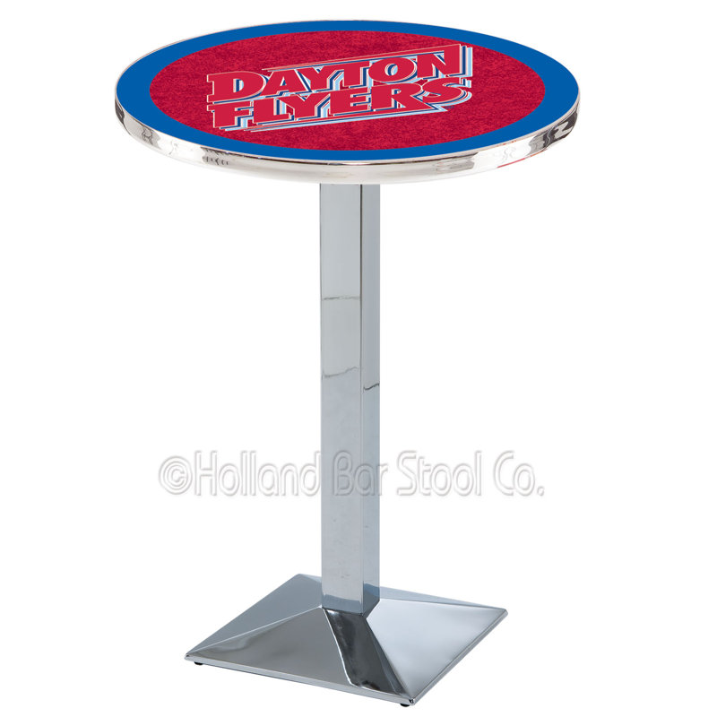 Table bistro NCAA 36 ", Chrome, Université de Dayton