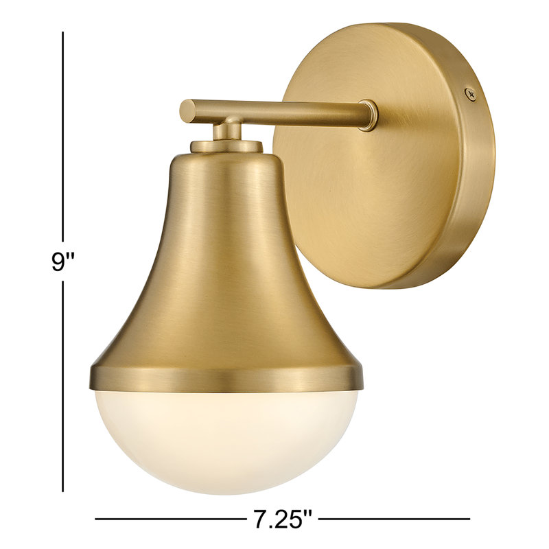Éclairage pour meuble-lavabo Joss & Main Christine, Laiton laqué