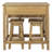 Loveday 2 - Person Pine Solid Wood Top Four Leg Dining Set-795641273-795641278-795641279