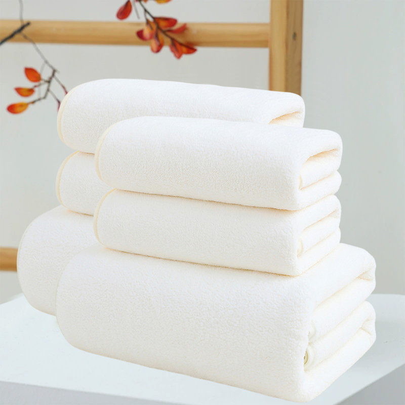 Ensemble de 6 serviettes de bain - Serviettes très absorbantes pour la salle de bain, 2 serviettes de bain, 4 serviettes à main