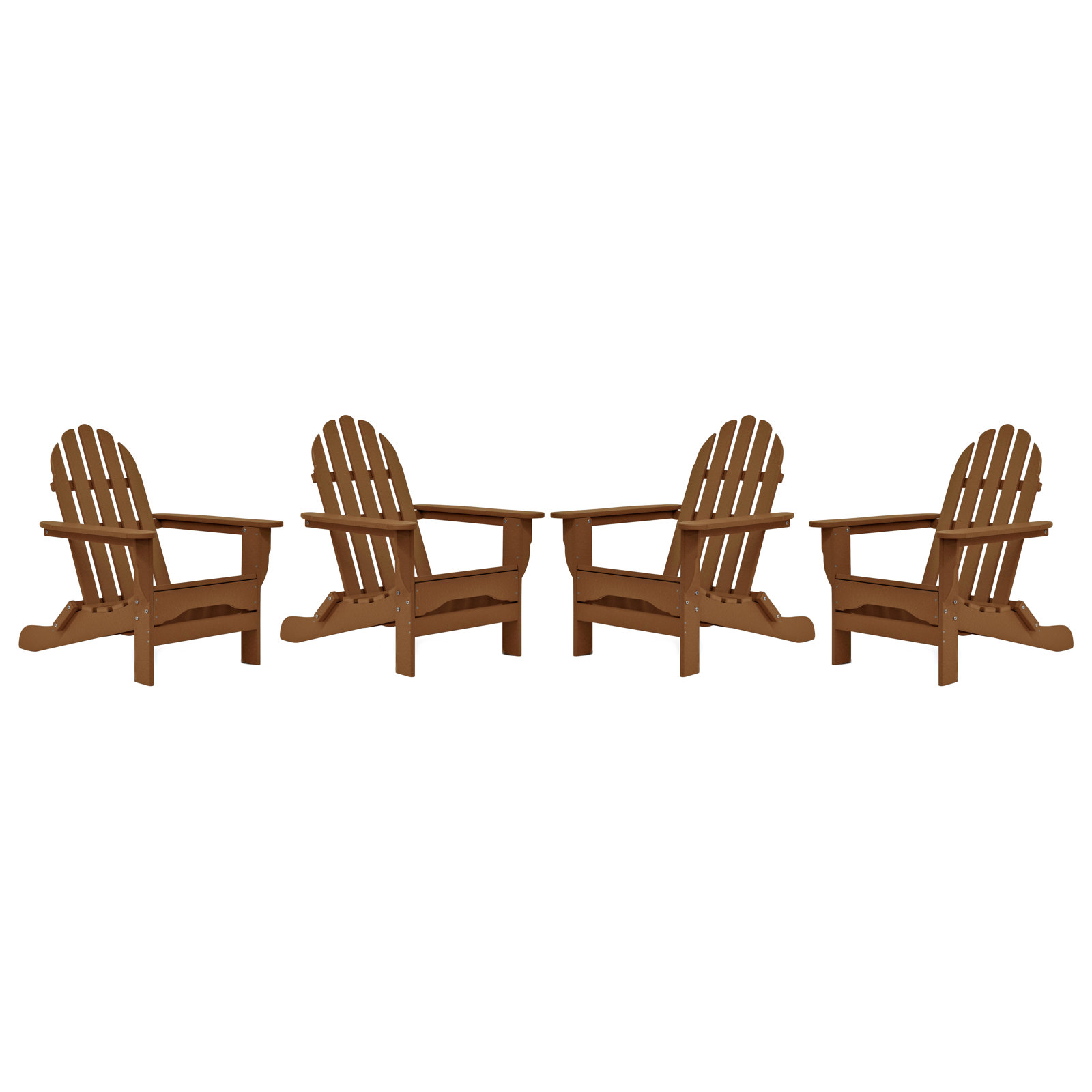 Brunt Outdoor Adirondack Set, Teak