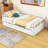 Dovber Twin Size Wooden Daybed with Trundle-868705218