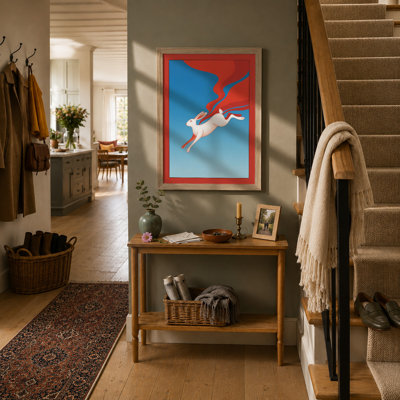 Dive into Blue Modern - Framed Print