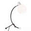 Lampe de travail contemporaine en métal noir et abat-jour en plastique blanc par Lumisource-1060309364