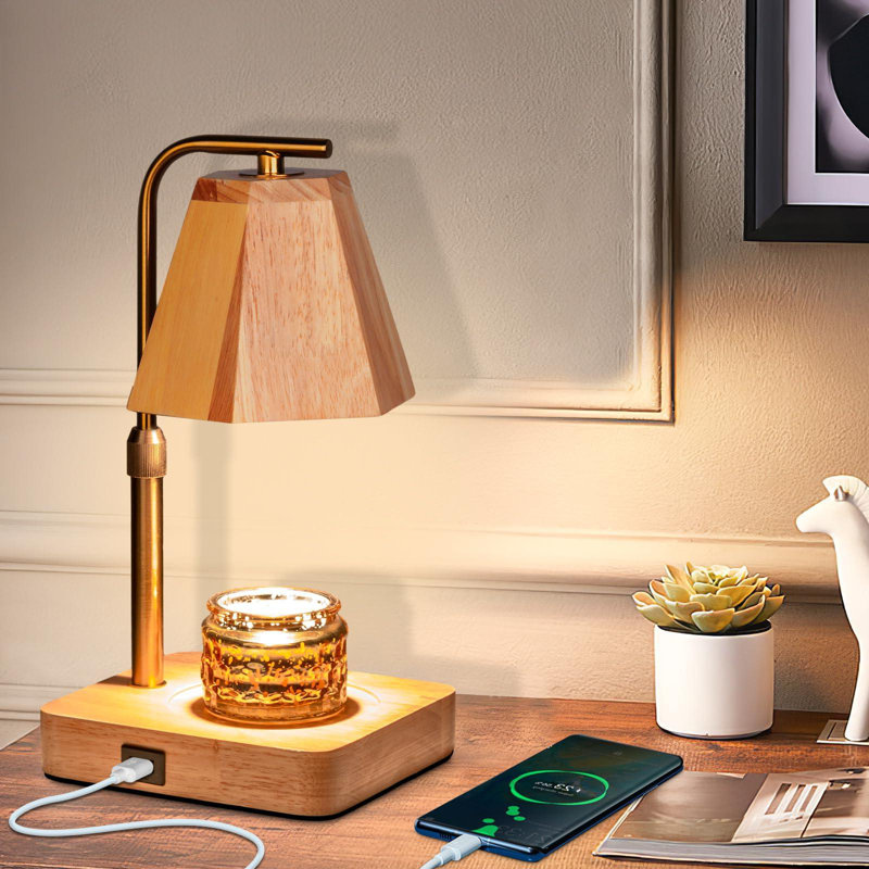 Carreras Wood Tabletop Wax Warmer