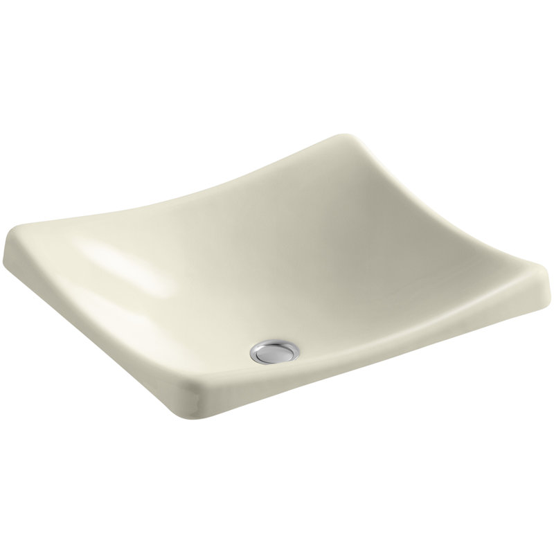 DemiLav Metal Specialty Vessel Bathroom Sink, Sucre de canne