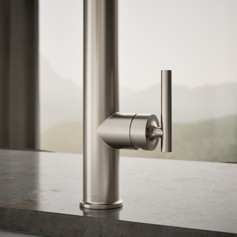 Purist® Pull Down Single Handle Kitchen Faucet, Silver