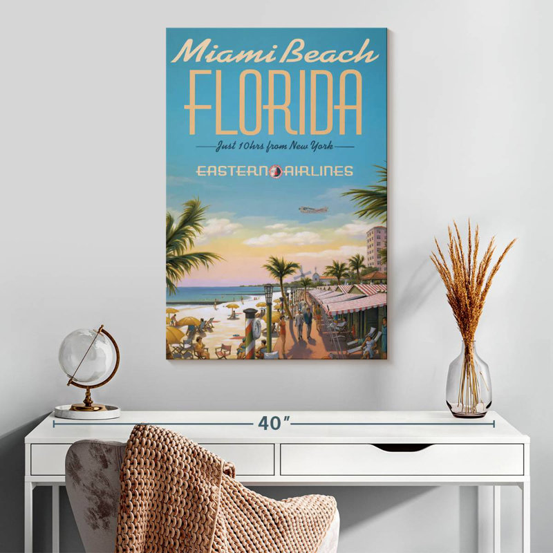 Aime Miami Beach, Floride, H 30 po x l 20 po