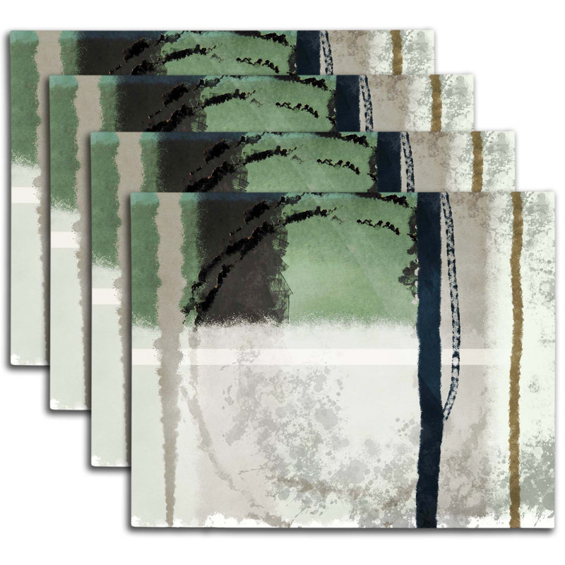 Napperon abstrait en polyester