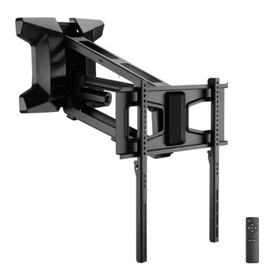 Mount-It! Motorized Fireplace TV Wall Mount | Fits 40-70 Inch TV Screens | 77 Lbs. Weight Capacity -  MI-386