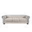 Canapé en tissu de lin beige (beige)-129420960