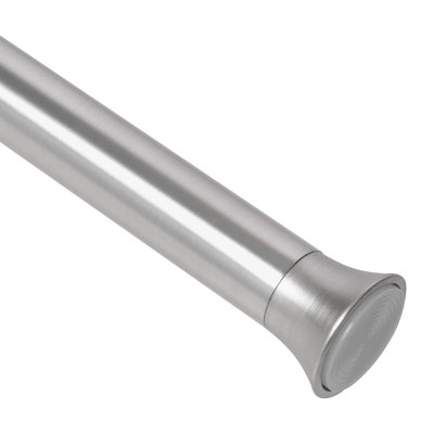 Tension Curtain Rod – Adjustable No-Drill Solution For Hanging Drapes And Sheer Curtains, Modern Design