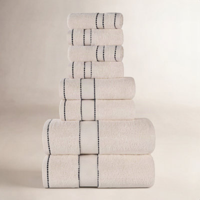 Niles 8-Piece Giza Cotton Towel Set