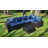 Kalinowski 3-Piece Outdoor Patio Furniture Set With Splash Proof Cushions Tempered Glass Coffee Table And Adjustable Feet Wicker Sofa With Seat Clips For Stability-109306391