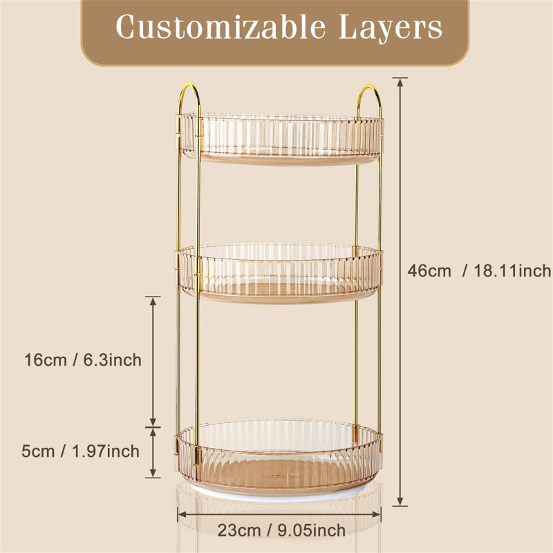 Ayde Plastic Makeup Organiser