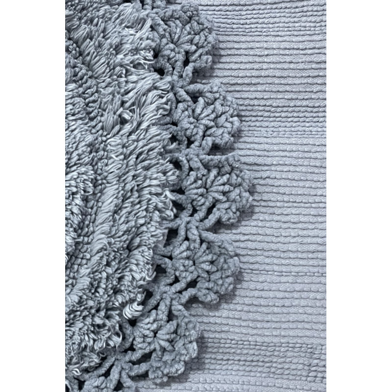 Ensemble de tapis pour salle de bain 2 pièces Dobbin, gris
