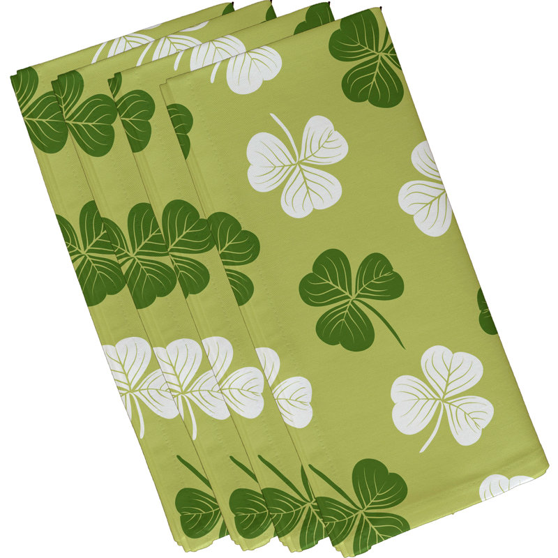 Ensemble de serviettes de table 22 po Clairemarie, Vert clair