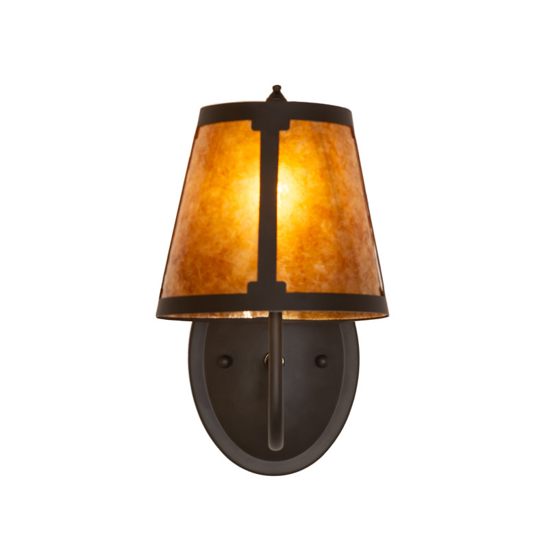 1 - Light Armed Sconce, Amber