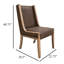 Ensemble de 2 chaises de salle à manger Eray, polyester-112313389