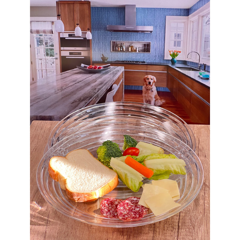 11" Dinner Plate, Clear