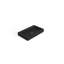Lavabo de salle de bain vasque en résine 31,4 po x 18,8 po Badeloft WB-05-L-MBLK-71904055