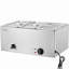 Commercial Electric Food Warmer 4-Pan Countertop Buffet 16.4QT Bain Marie