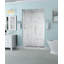 Belmore 70 x 72 Hinged Frameless Shower Door-38033018-38033020