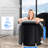 31.5" Inflatable Plunge Tub For Cold Therapy, Comfortable Sitting Space Medium Frames Ice Bath Water Size Suitable And Smaller Frames, With Support Tubes Stability