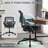Office Chair with Flip Adjust Armrests , Swivel Computer Desk Chair-1763564707