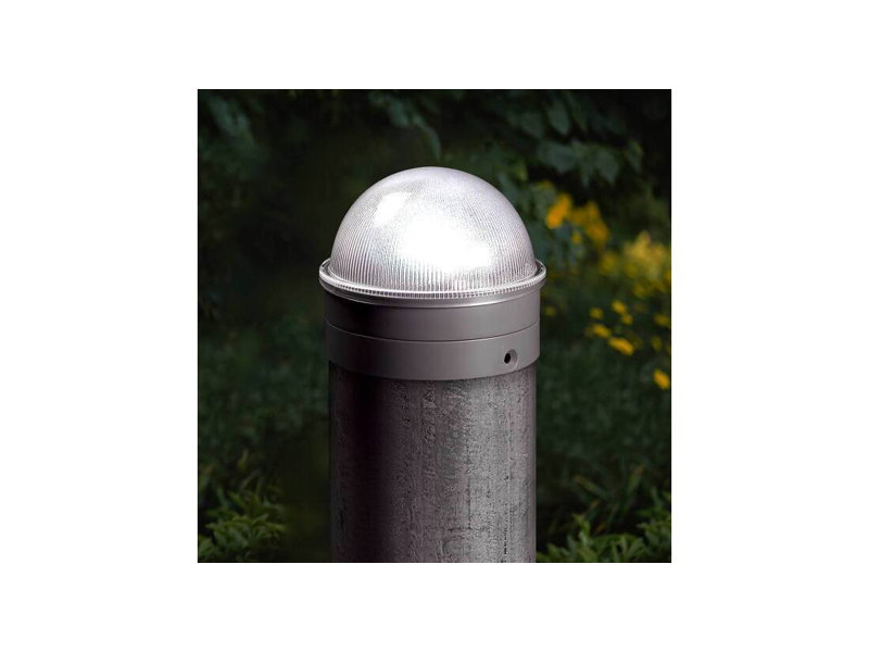 Classy Caps CH2233S Silver Chainlink Summit Solar Post Cap, Silver