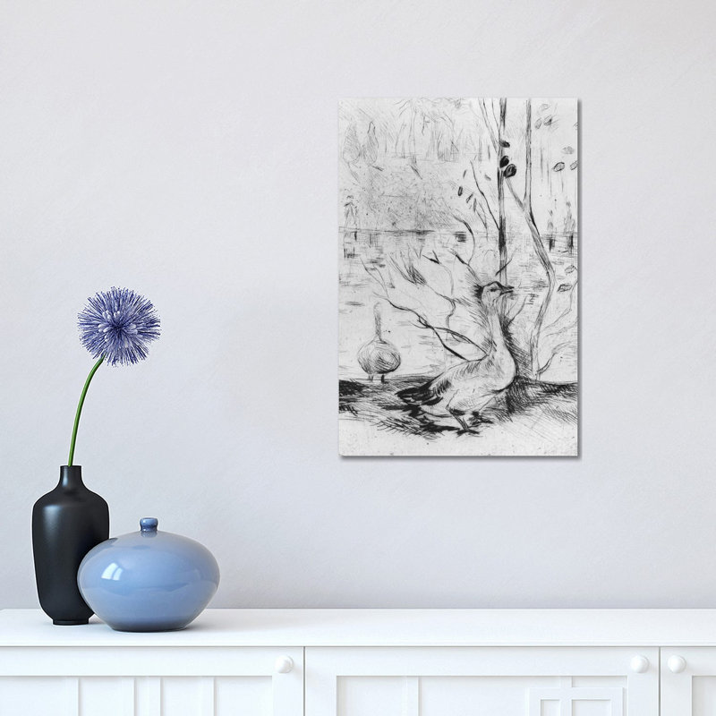 Goose, 1889 by Berthe Morisot - Wrapped Canvas Print, 45.72cm H x 30.48cm W x 2cm D
