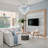 6 - Light Dimmable Tiered Chandelier