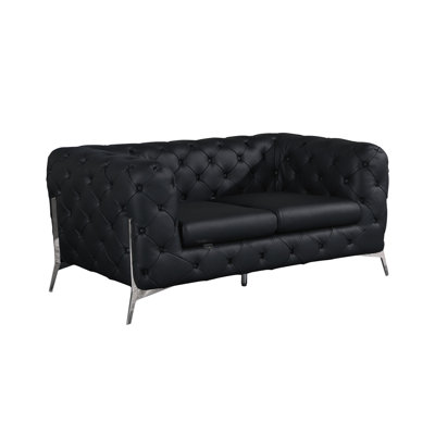 Causeuse en cuir 100% italien Global United
