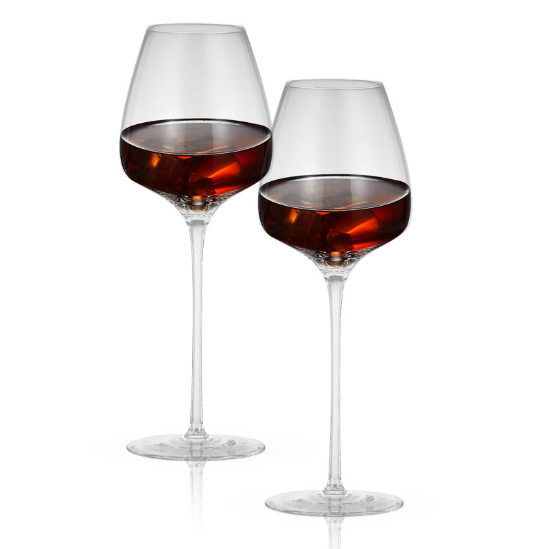 21 oz Ensemble de verres à vin en cristal blanc, 2