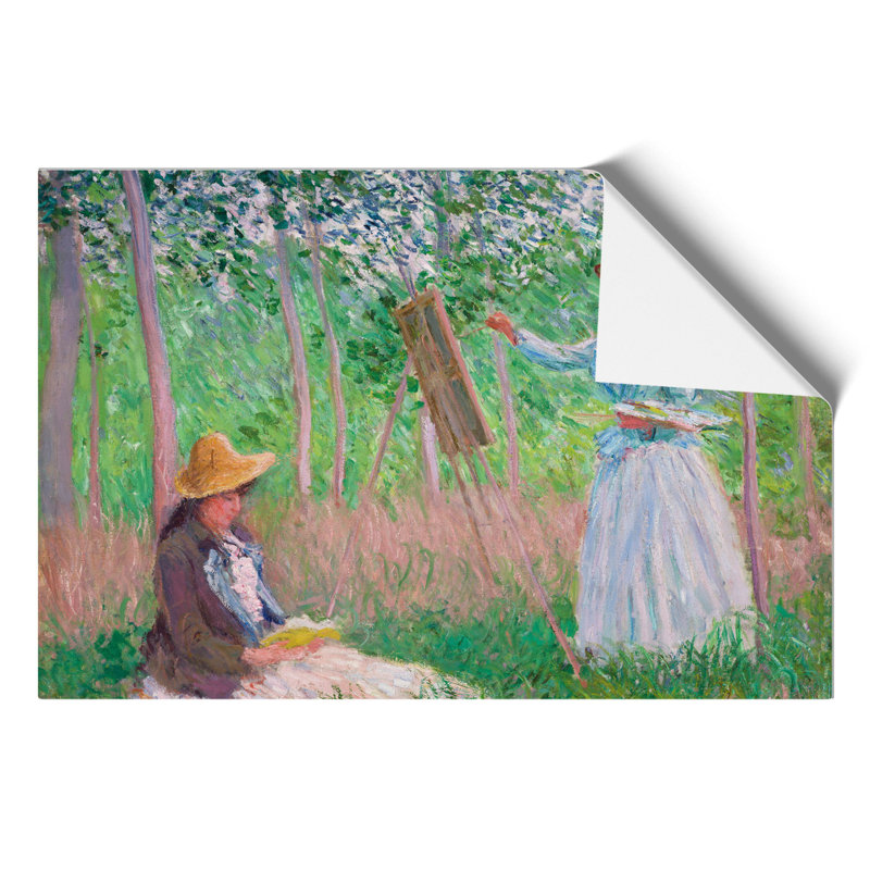 In The Woods At Giverny by Claude Monet - No Frame Painting, 42cm H x 59cm W x 0.1cm D