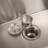 24In Stainless Steel Washing Sink W/ Faucet Hoses And Drain Head Only(Update)