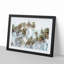 Palm Trees in Sri Lanka in Abstract - Picture Frame Graphic Art Print-55737161-55737160