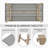 Rectangular Outdoor Dining Set With Cushions-1372905282-1372905343