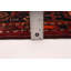 Tapis rouge foncé en laine noué à la main de conception unique 4 pi 2 po x 7 pi 3 po Moana