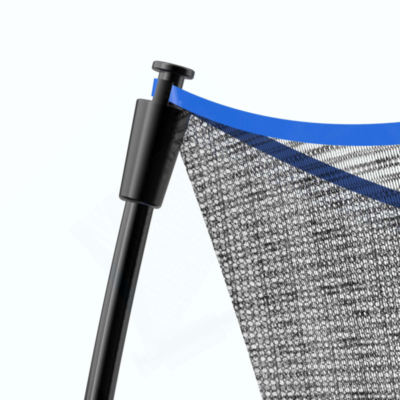 Ressort de trampoline rond, Bleu