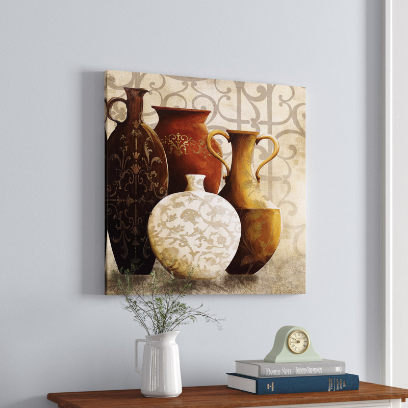 " Ceramic Vases ", 30" H x 30" W  , Frameless Print, No Frame