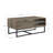 Homare Rustic Oak & Black Finish Coffee Table