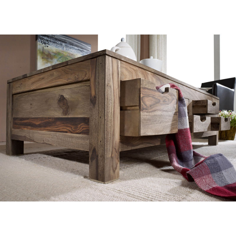 Nature Solid Wood Four Leg Coffee Table