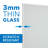 Mount-it Yes Glass Wall Whiteboard