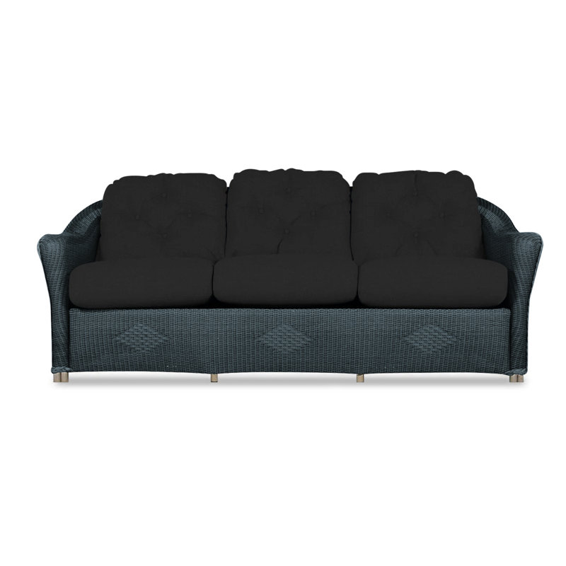 Reflections Outdoor 3 - Seat, Canvas Black Sunbrella® Canvas, Denim Blue