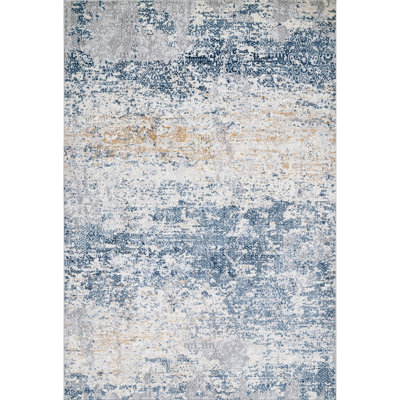 Rubio Striped Gray/Beige Area Rug