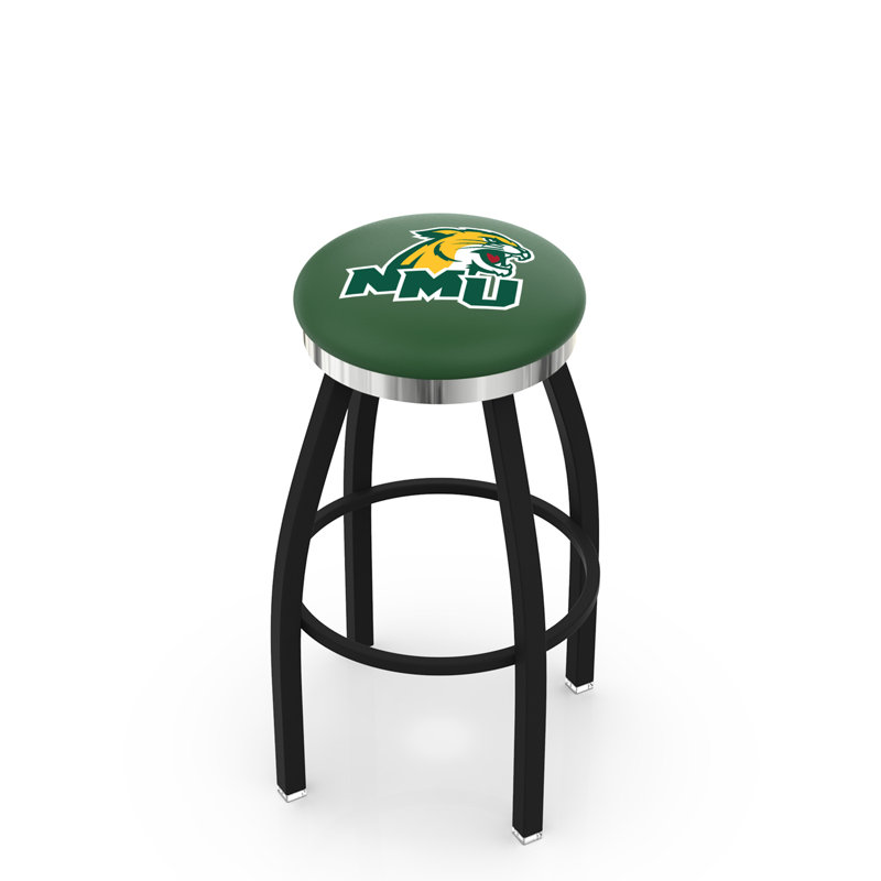 NCAA 36" Swivel Bar Stool, Northern Michigan