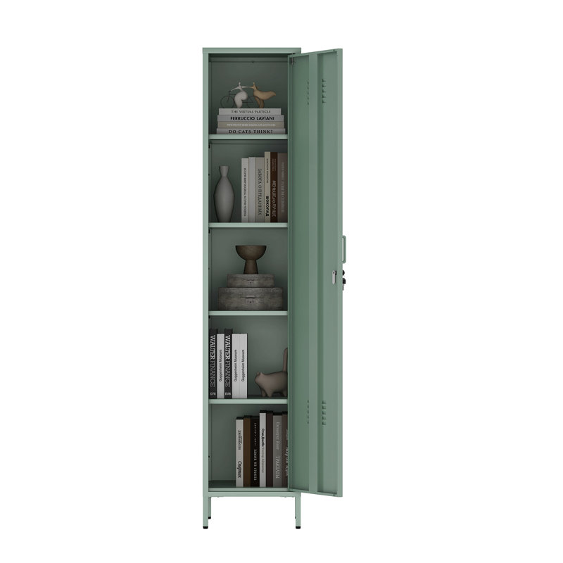 Armoire de rangement pour bureau personnel, Vert sauge