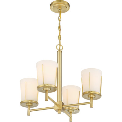 Lustre classique / traditionnel à 4 lumières Ted
